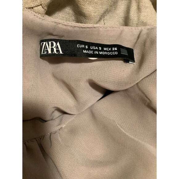 Zara Strappy MIDI Dress S Coastal Summer CottageCore Lagenlook - Picture 4 of 4